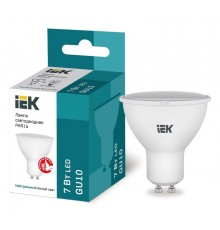Лампа светодиодная LED 7Вт GU10 220В 4000К PAR16 софит  LLE-PAR16-7-230-40-GU10  IEK