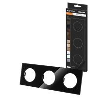 Рамка тройная агат, стекло, "Байкал"   SQ1819-0204  TDM