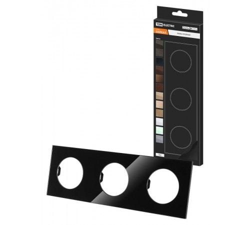 Рамка тройная агат, стекло, "Байкал"   SQ1819-0204  TDM