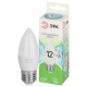 Лампа светодиодная  GREEN LINE LED B35-12W-840-E27 GL E27 12 Вт свеча яркий белый свет  Б0067141  ЭРА