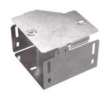 Переходник правый с крышкой Стандарт 150х100х100  PR16.0506  Промрукав