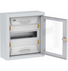 TITAN 5 Корпус металлический ЩРн-12 прозрачная дверь IP31 УХЛ3 (335х310х130мм)  MKM16-N-012-31-Z-U  IEK