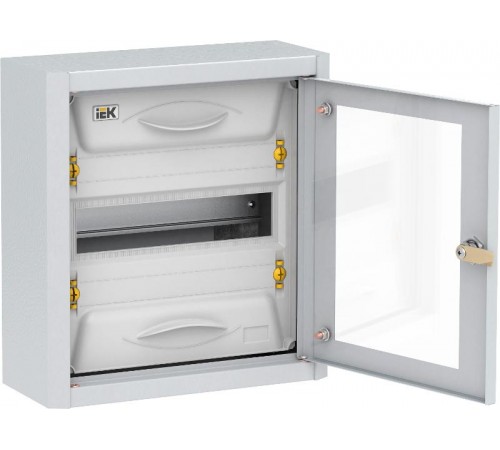 TITAN 5 Корпус металлический ЩРн-12 прозрачная дверь IP31 УХЛ3 (335х310х130мм)  MKM16-N-012-31-Z-U  IEK