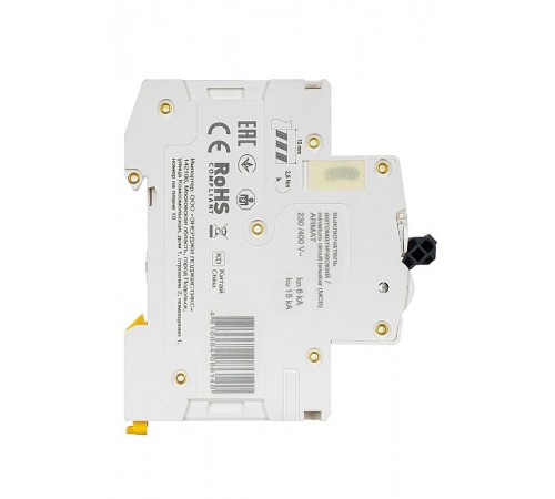 Выключатель автоматический однополюсный M06N 1P D 10А 6кА ARMAT  AR-M06N-1-D010  IEK