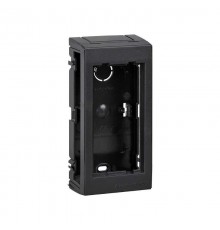 Simon Connect Дополнительный блок настенный на 1 S-модуль Сима Про, поверхностный монтаж, графит  SBC150-14  Simon