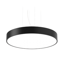 Cветильник светодиодный COSMO подвесной 110 Вт 900*115мм 4000К с рас. опал RAL9005 черный муар  V1-R0-90503-30000-2011040  VARTON