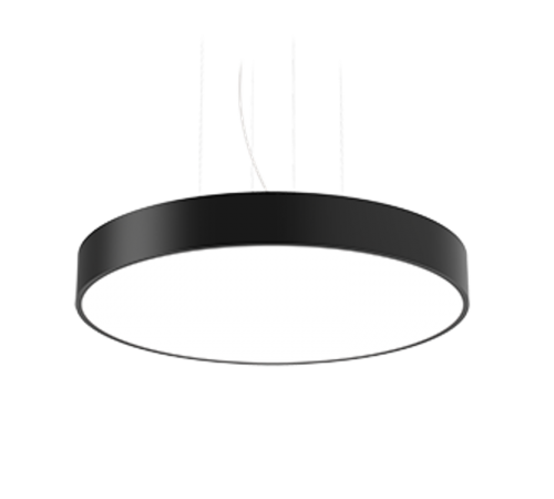 Cветильник светодиодный COSMO подвесной 90 Вт 900*115мм 3000К с рас. опал RAL9005 черный муар  V1-R0-90503-30000-2009030  VARTON