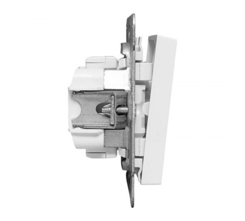 Механизм выключателя, двухклавишный, кнопочный, белый Эпика EKF  UP1-SWW-23  EKF