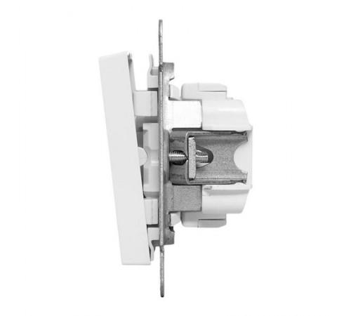 Механизм выключателя, двухклавишный, кнопочный, белый Эпика EKF  UP1-SWW-23  EKF