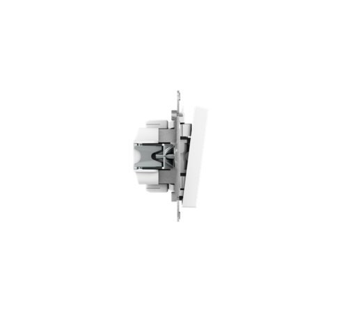 Механизм выключателя, двухклавишный, кнопочный, белый Эпика EKF  UP1-SWW-23  EKF