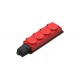 Колодка 4 гнезда 2К+З каучуковая 16А/250В IP44 Красная MultiSet  MST4124RD  SE