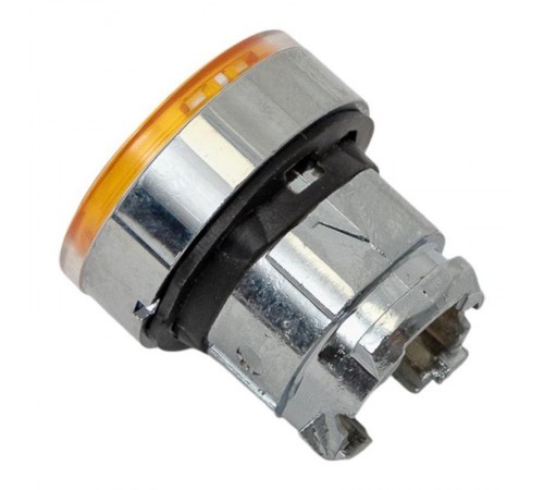 Механизм исполнительный кнопки XB4 желтый плоский возвратный без фиксации, с подсветкой IP65  XB4BW-Y-65  EKF