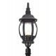 Светильник садово-парковый 8111 столб 100W E27 230V, черный  11212  Feron