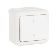 Quteo Белый Выключатель двухполюсный IP44  782309  Legrand