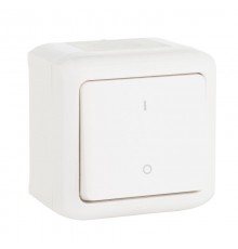 Quteo Белый Выключатель двухполюсный IP44  782309  Legrand