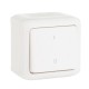 Quteo Белый Выключатель двухполюсный IP44  782309  Legrand