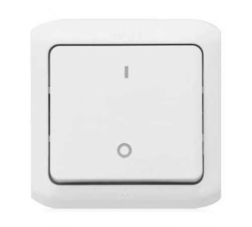 Quteo Белый Выключатель двухполюсный IP44  782309  Legrand