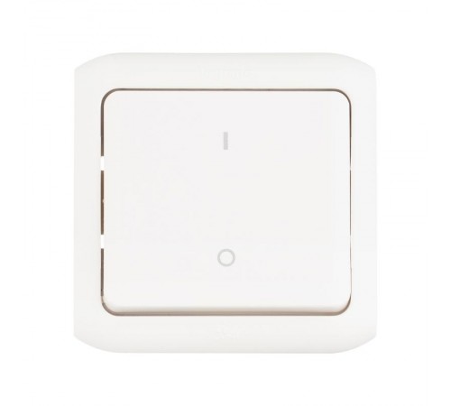 Quteo Белый Выключатель двухполюсный IP44  782309  Legrand