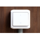 Quteo Белый Выключатель двухполюсный IP44  782309  Legrand