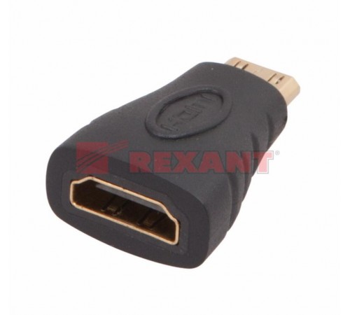 Переходник штекер mini HDMI - гнездо HDMI  17-6801  REXANT