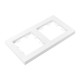 2 - местная рамка, белая, пластик Эпика EKF  UP1-FPW-02  EKF