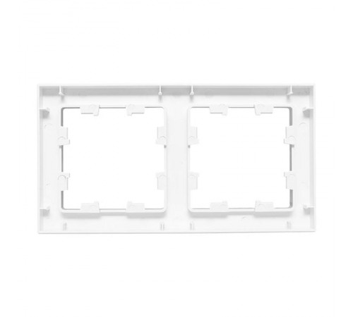 2 - местная рамка, белая, пластик Эпика EKF  UP1-FPW-02  EKF