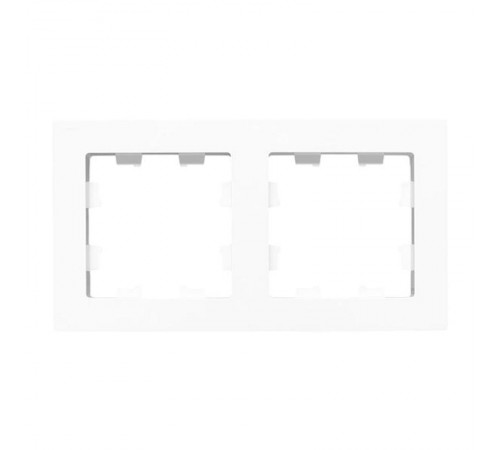 2 - местная рамка, белая, пластик Эпика EKF  UP1-FPW-02  EKF