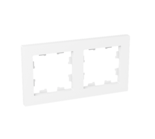 2 - местная рамка, белая, пластик Эпика EKF  UP1-FPW-02  EKF