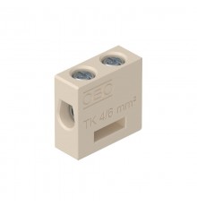 Клемма керамическая винтовая КВ до 6 мм 1 пара контактов 41А до 250 °C (TK 06) 7205702  OBO Bettermann