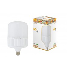 Лампа светодиодная T-60 Вт-230 В-4000 К-E27 (160x265 мм) НАРОДНАЯ  SQ0340-1583  TDM