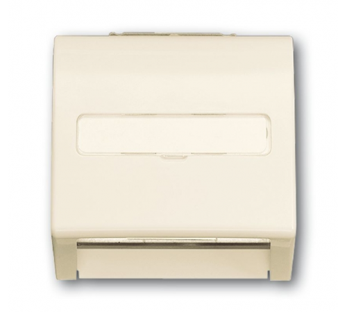 Плата центр. (корпус) с суппортом для комм. разъёмов и цоколей DCS, серия impuls, цвет слонова кость  1753-0-0053   2CKA001753A0053  ABB