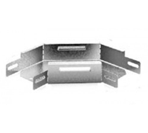 Угловой соединитель плоский 90 град. к лотку 200х80, толщ. 1,0 мм, Сендзимир цинк, 032228  УСП90-200х80-1,0-СЦ   Ostec