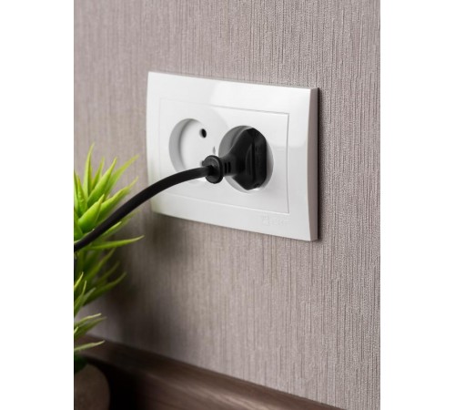 Валенсия розетка 2-местная б/з 10А белая с защ. штор. EKF PROxima   EWR10-102-10   EKF