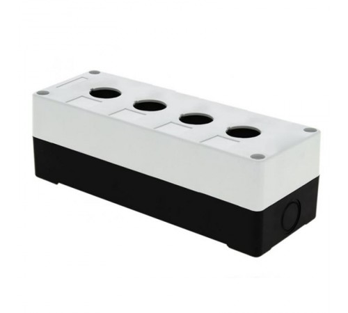 Корпус КП104 пластиковый 4 кнопки белый EKF PROxima  cpb-104-w  EKF