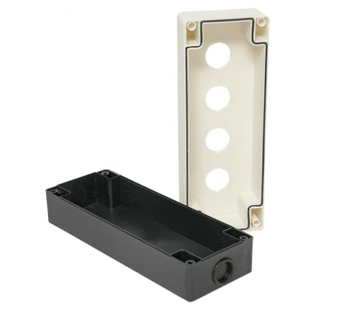Корпус КП104 пластиковый 4 кнопки белый EKF PROxima  cpb-104-w  EKF
