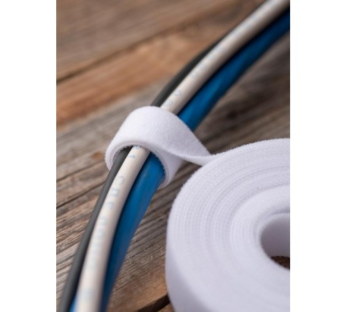 Хомут-липучка 20 мм (5м ролл) белый EKF PROxima  hlft-2-w  EKF