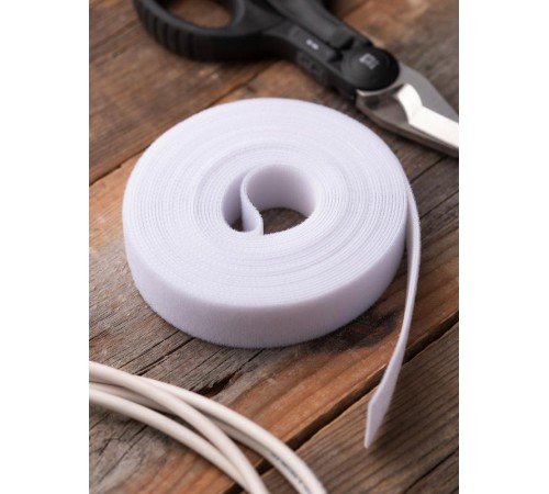 Хомут-липучка 20 мм (5м ролл) белый EKF PROxima  hlft-2-w  EKF