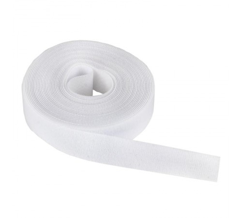 Хомут-липучка 20 мм (5м ролл) белый EKF PROxima  hlft-2-w  EKF