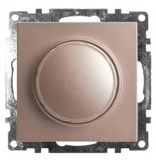 Выключатель диммирующий TRIAC (механизм) 250В, 500W, серия Катрин, GLS10-7106-02, шампань  39601  STEKKER