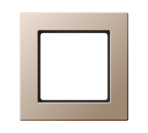 Рамка для вертикальной и горизонтальной установки, 1 пост; дюропласт; шампань; A CREATION  AC581CH  Jung
