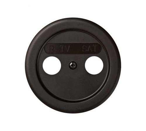 Simon 88 Накладка на телевизионную розетку R-TV+SAT цифровую, S88, коричневый  88097-32  Simon
