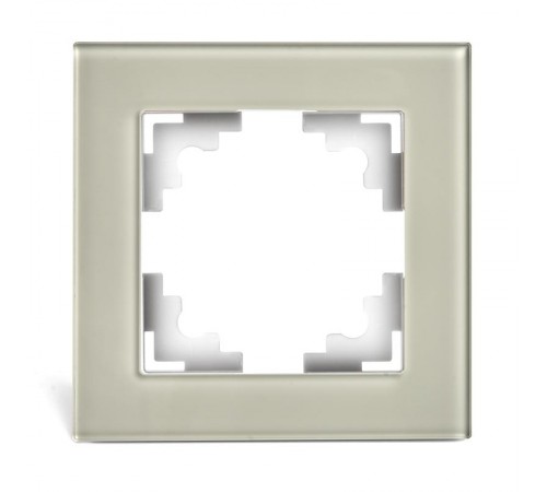 Рамка 1-местная, стекло, серия Катрин, GFR00-7001-07, дымчатый  49031  STEKKER