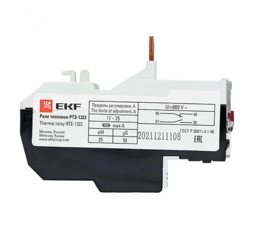Реле тепловое РТЭ-1322 17-25А EKF PROxima  rel-1322-17-25  EKF