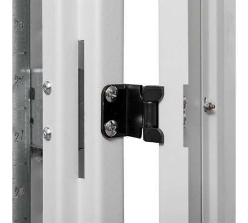 Шкаф напольный 19" TERACOM PRO 42U 600х1000 мм двери стеклянная с замком-ручкой и металлическая чёрныйTRP-NTC-4261-41BEKF