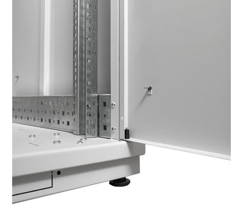 Шкаф напольный 19" TERACOM PRO 42U 600х1000 мм двери стеклянная с замком-ручкой и металлическая чёрныйTRP-NTC-4261-41BEKF