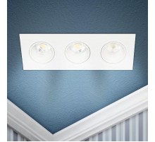 Светильник встраиваемый точечный KL90-3 WH MR16/GU5.3 белый, пластиковый  Б0054372  ЭРА