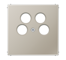 Крышка для SAT-TV-розетки; благородная сталь ES2990-4SAT2 Jung
