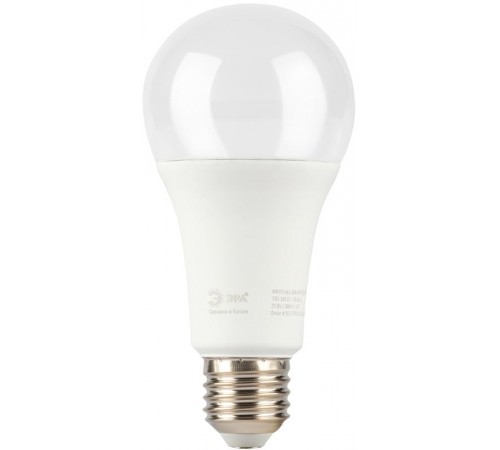 Фитолампа для растений светодиодная  GREEN LINE ФИТО A65-20W-PFR-E27-GR 20 Вт полного спектра  Б0068577  ЭРА