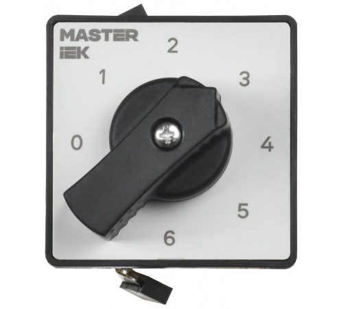 Переключатель кулачковый стандартная рукоятка 10А схема 111  MI-CS10-010-111  IEK