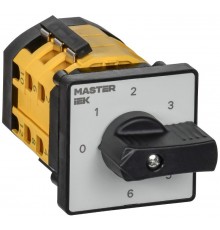 Переключатель кулачковый стандартная рукоятка 10А схема 111  MI-CS10-010-111  IEK